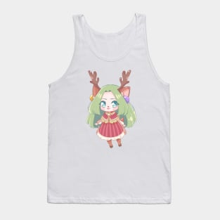 Kawaii deer girl Tank Top